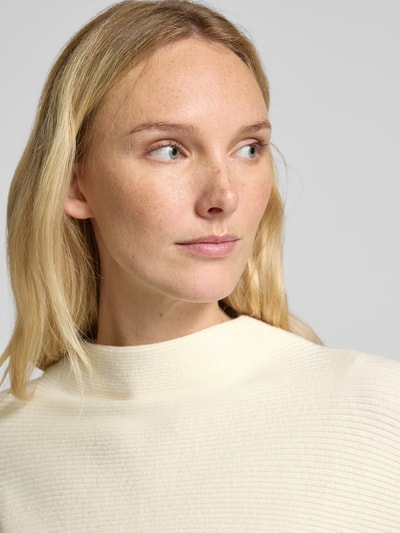 Zero Strickpullover mit Turtleneck Offwhite Melange 3