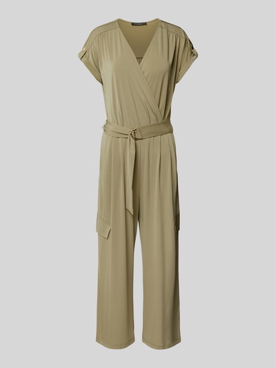 Betty Barclay Jumpsuit mit Taillengürtel Oliv 2