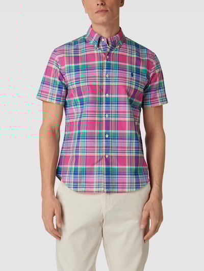 Polo Ralph Lauren Custom fit vrijetijdsoverhemd met logostitching Roze - 4