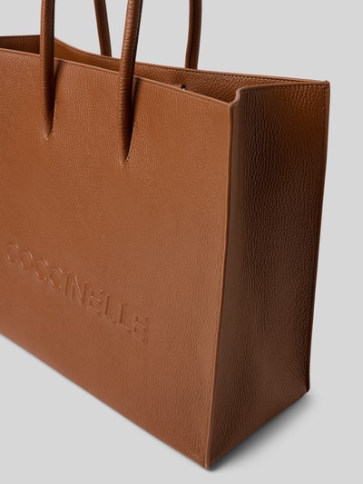 Coccinelle Hand Bag mit Logo-Prägung Modell 'Myrtha' Cognac 3