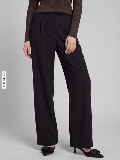 ONLY Wide Leg Anzughose mit Viskose-Anteil Modell 'LINDA' Black 4