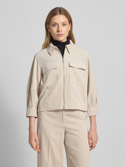 OPUS Kurtka sztruksowa z kieszeniami na piersi model ‘Hamoni’ Piaskowy 4