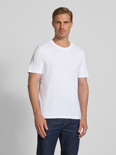 MCNEAL Regular Fit T-Shirt mit Rundhalsausschnitt Weiss 4