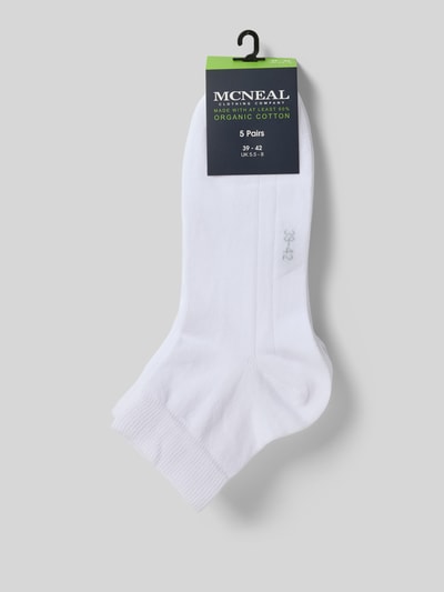 MCNEAL Socken mit Label-Detail im 5er-Pack Weiss 3