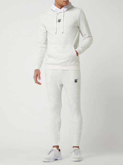 SIK SILK Hoodie met logo  Offwhite - 1