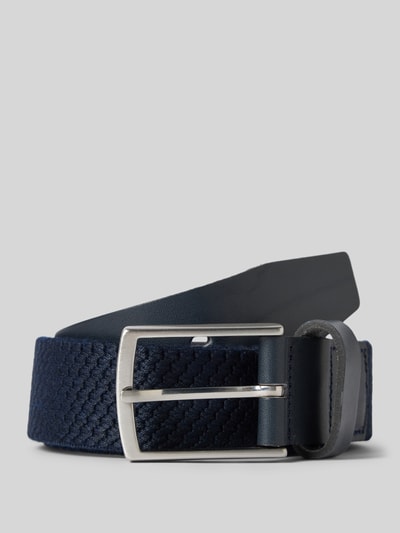 Lloyd Men's Belts Pasek ze skóry i tkaniny  Granatowy 1