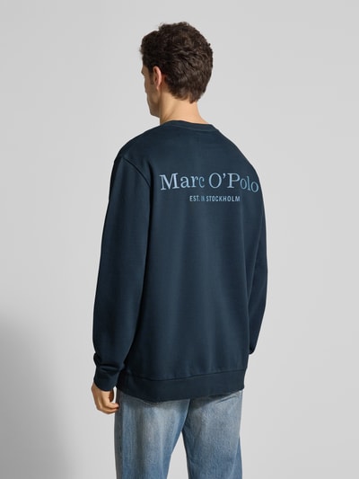 Marc O'Polo Regular Fit Sweatshirt aus reiner Baumwolle Marine 5