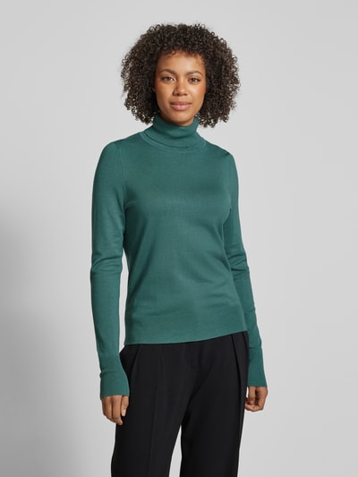 Christian Berg Woman Gebreide pullover met ribboorden Flessengroen - 4