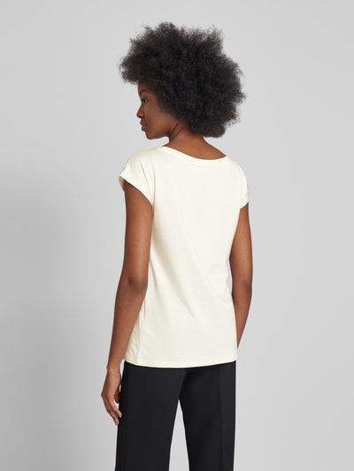 Lauren Ralph Lauren T-Shirt mit U-Boot-Ausschnitt Modell 'GRIETA' Offwhite 5