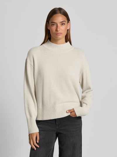 Betty Barclay Gebreide pullover met opstaande kraag Beige - 4