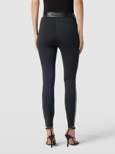Armani Exchange Leggings in Leder-Optik Black 5