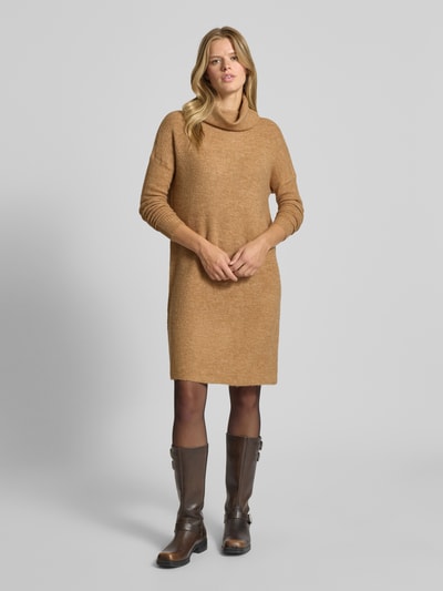 Only  Loose Fit Strickkleid mit Woll-Anteil Modell 'JANA' Sand Melange 1