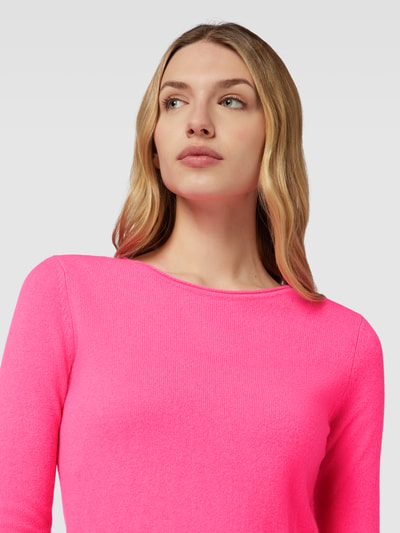 Rosa & Me Strickpullover aus Kaschmir Neon Pink 3