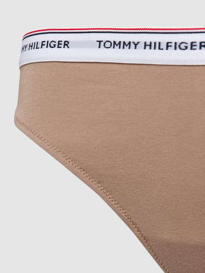 TOMMY HILFIGER String mit elastischem Logo-Bund im 2er-Pack Bordeaux 2