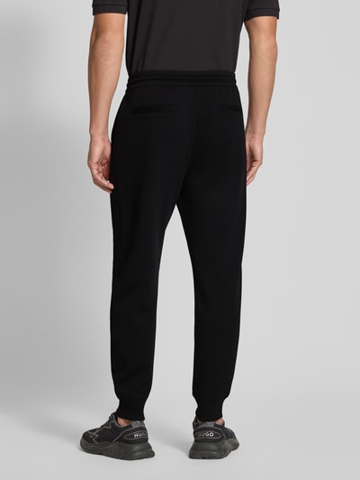 ARMANI EXCHANGE Spodnie dresowe z elastycznym ściągaczem Czarny 5