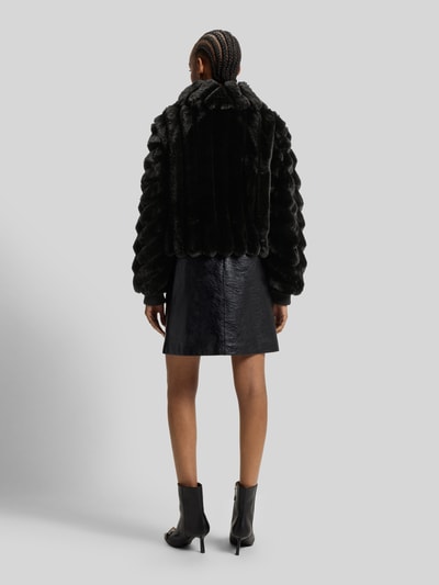 HUGO Regular fit jack met tunnelkoord in de taille  Zwart - 5