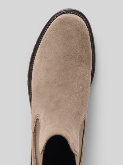 Tamaris Buty chelsea z mieszanki skóry Szarobrązowy 3