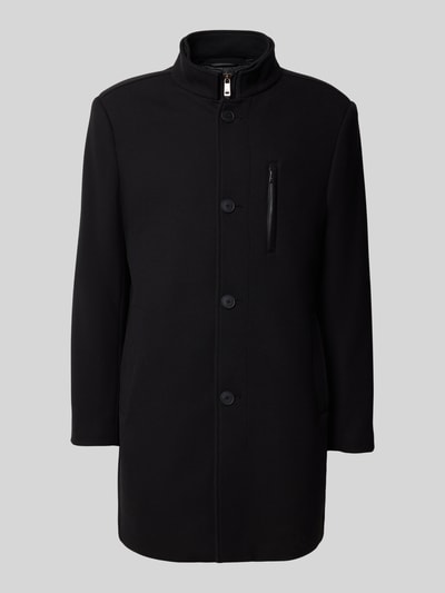 Roy Robson Płaszcz ze stójką Czarny 2