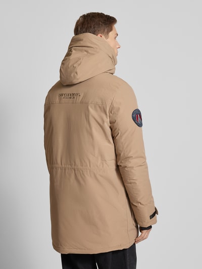 Superdry Parka met opstaande kraag Zand - 5