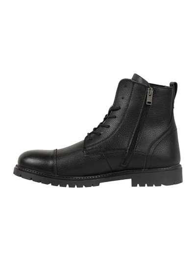 SELECTED HOMME Boots van leer, model 'Thomas' Zwart - 4