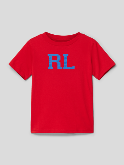 Polo Ralph Lauren Kids T-shirt z detalem z logo Czerwony 1