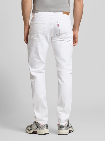 Levi's® Jeans o kroju tapered fit z mieszanki bawełny i lyocellu model '502™ TAPER' Biały 5