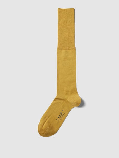 Falke Socken mit elastischem Rippenbündchen Modell 'AIRPORT' Messing 1