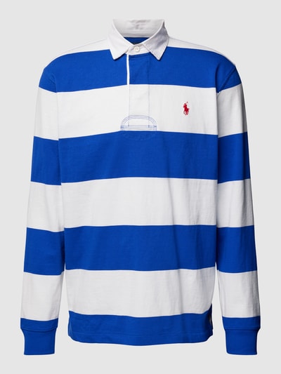 Polo Ralph Lauren Classic fit shirt met lange mouwen en streepmotief Koningsblauw - 2