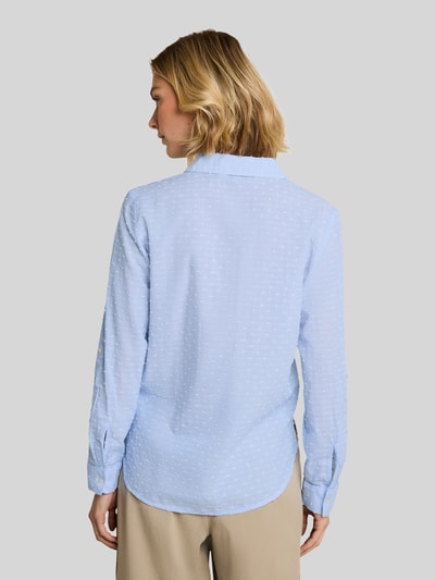 Tom Tailor Relaxed Fit Hemdbluse aus reiner Baumwolle Hellblau 5