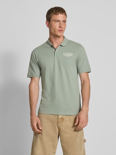 Jack & Jones Regular Fit Poloshirt mit Knopfleiste Modell 'MAKOTO' Gruen 4