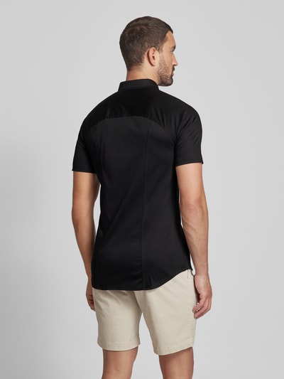 Desoto Business-Hemd mit Button-Down-Kragen Black 5