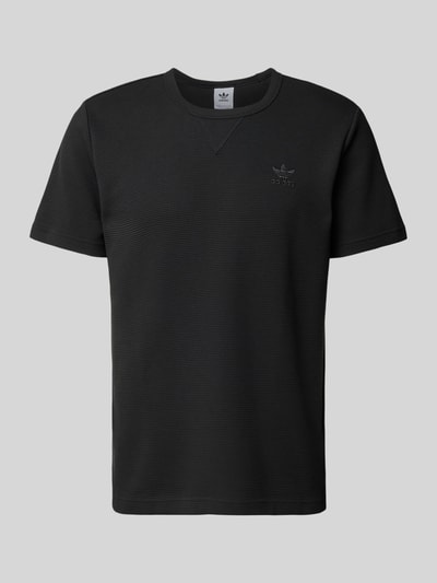 adidas Originals T-shirt met structuurmotief Zwart - 2