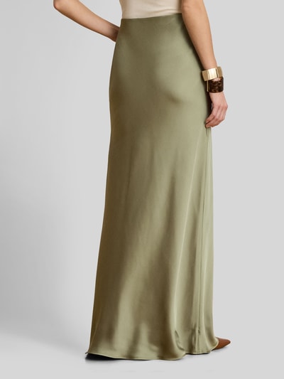 Lauren Ralph Lauren Vloeiende maxirok met elastische band Kaki - 5