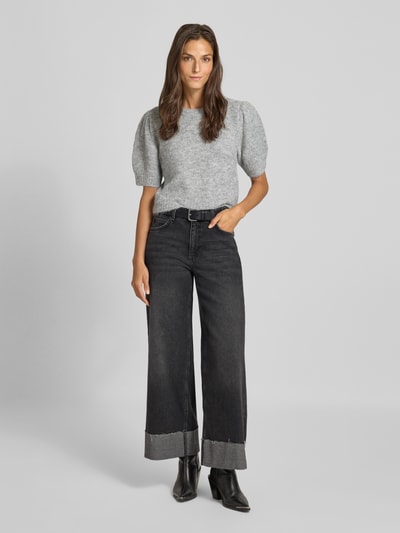 MAC Wide Fit Jeans mit fixierten Beinabschlüssen Modell 'Nevada' Mittelgrau 1