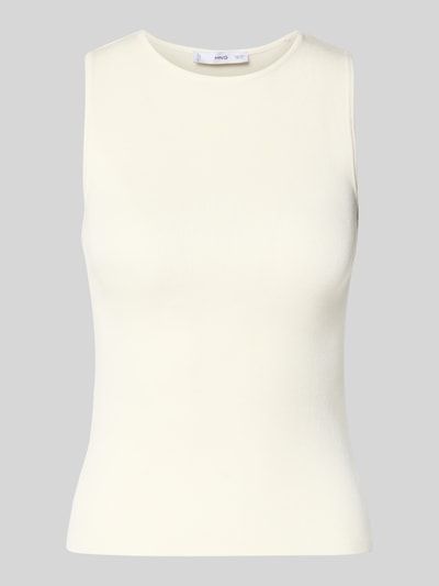 Mango Tanktop in Ripp-Optik Modell 'HERNAN' Offwhite 2