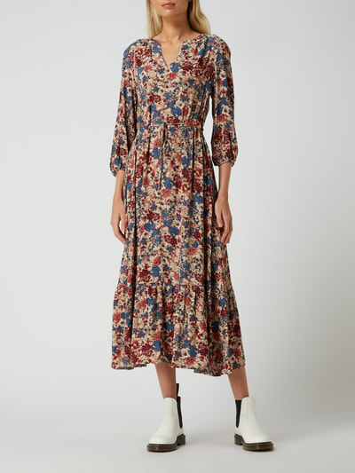 Tom Tailor Maxi-jurk met bloemenmotief  Beige - 1