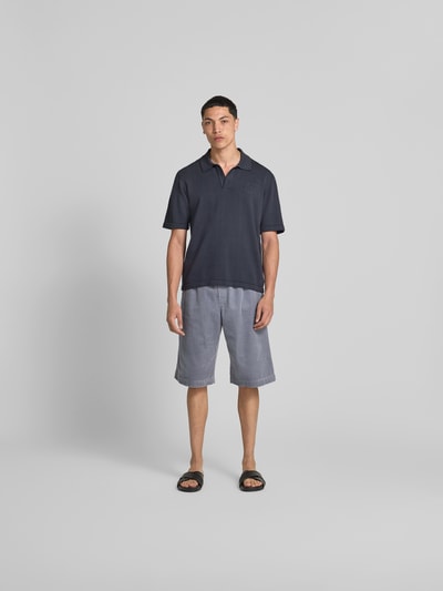 MAISON KITSUNÉ T-Shirt in Strick-Optik Dunkelgrau 1