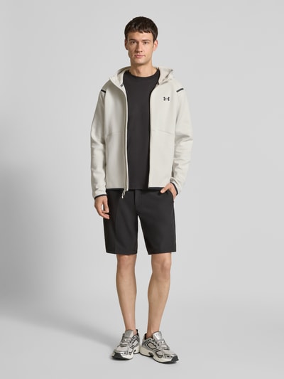 Under Armour Sweatjack met tweewegsritssluiting, model 'Unstoppable' Offwhite - 1