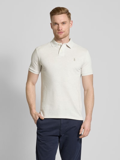 Polo Ralph Lauren Poloshirt mit Label-Stitching Beige 4