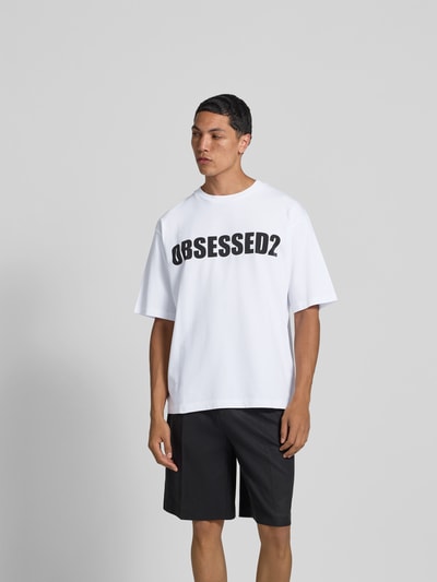 Dsquared2 T-Shirt mit Label-Print Weiss 4