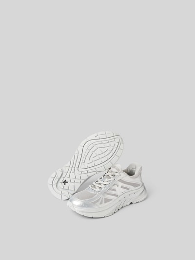 Kenzo Sneaker mit Label-Detail Silber 4