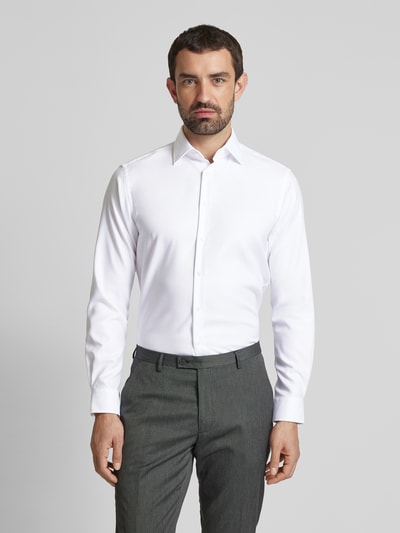 Christian Berg Men Regular Fit Business-Hemd mit Kentkragen Weiss 4