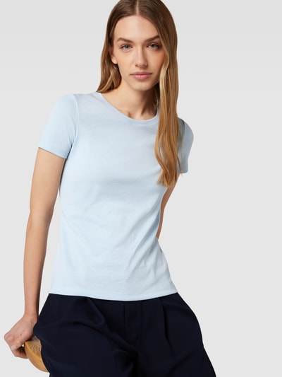 Montego T-Shirt mit Rundhalsausschnitt Hellblau Melange 3