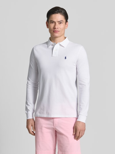 Polo Ralph Lauren Regular Fit Poloshirt aus reiner Baumwolle Weiss 4