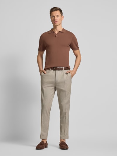 Cinque Stoffhose mit Eingrifftaschen und Bügelfalten Sand 1