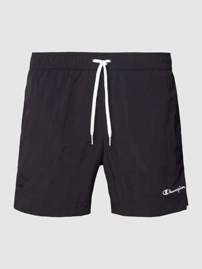 Champion Badehose mit Label-Detail Black 1