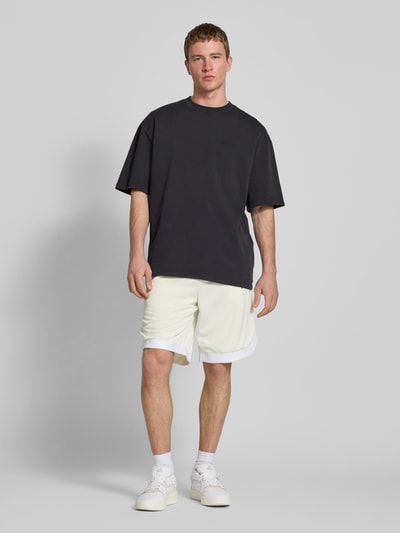 Pegador Sweatshorts met elastische band Offwhite - 1