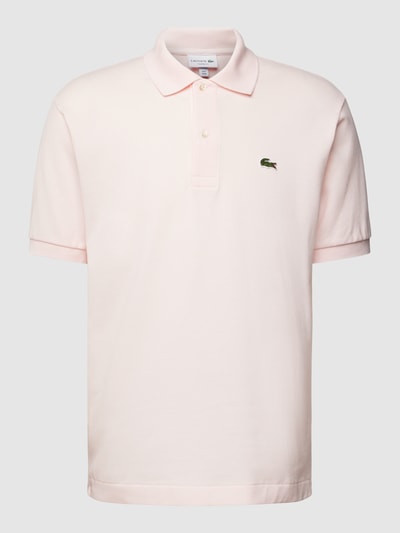 Lacoste Poloshirt met labelstitching Roze - 2