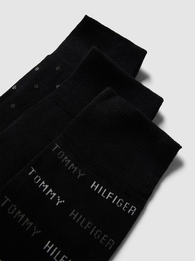 Tommy Hilfiger Socken mit Label-Details im 3er-Pack Modell 'MEN' Black 2