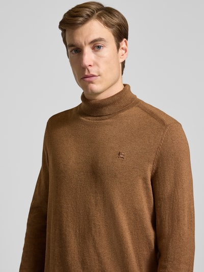 Lerros Coltrui met labelstitching Lichtbruin - 3